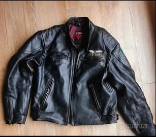 giacca in pelle moto guzzi