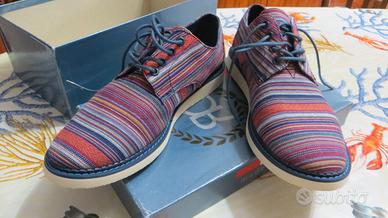 Toms scarpe uomo multicolore estate tessuto