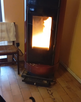 Termostufa a pellet Thermorossi Ionica Maiolica