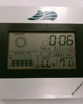 Stazione meteo digitale, previsioni meteo, orologi