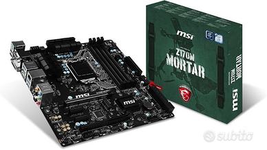 MSI Z170M Mortar Scheda Madre Intel 1151, Nero