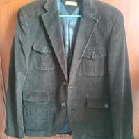 Giacca in velluto marrone