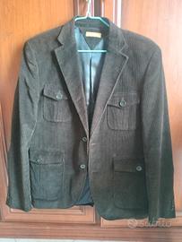 Giacca in velluto marrone