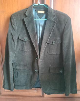 Giacca in velluto marrone