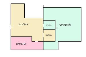 Bilocale ristrutturato + terrazzo