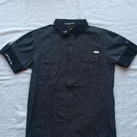 Camicia nera da uomo a maniche corte - Taglia M (R
