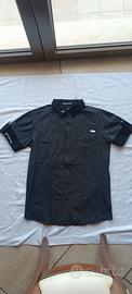 Camicia nera da uomo a maniche corte - Taglia M (R