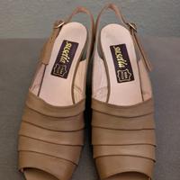 Sandali Susetta Marrone Chiaro Nocciola Cuoio