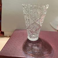 Porta fiori/ centro tavola in cristallo