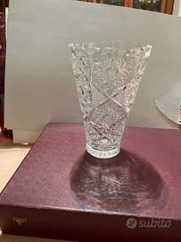 Porta fiori/ centro tavola in cristallo