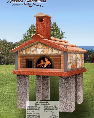 Forno per pizzeria ed uso privato