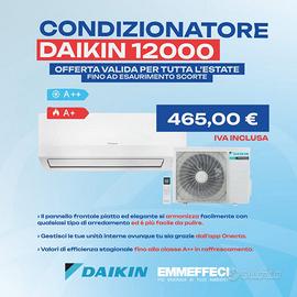 Climatizzatore Daikin 12000 btu