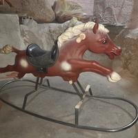 Cavallino a dondolo anni 60 Canova