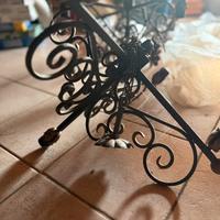lampadario in ferro battuto