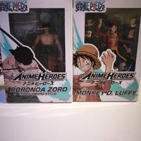 Set One Piece Anime Heroes - Luffy & Zoro - Nuovi