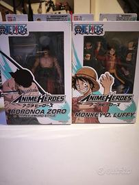 Set One Piece Anime Heroes - Luffy & Zoro - Nuovi