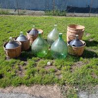 lotto di damigiane 