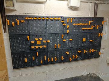Set Pannelli Porta Attrezzi - Parete Attrezzata