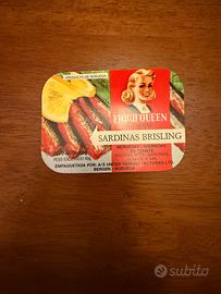 Etichetta da collezione sardine Fiord Queen