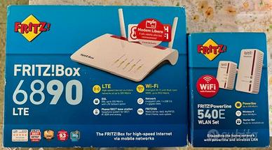 Fritz!Box 6890 LTE + Fritz!Powerline 540E Fritzbox