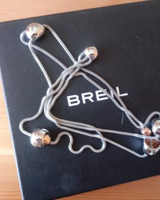 BREIL originale - collana in acciaio con cofanetto