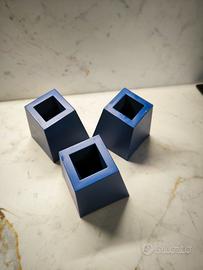 Portamatite “Clino” di Enzo Mari per Kartell  Blue