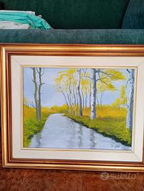 Dipinto campagna cremonese