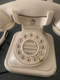 Telefono a tastiera colore panna funzionante