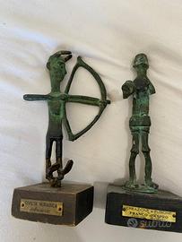Coppia statuette Franco d’Aspro