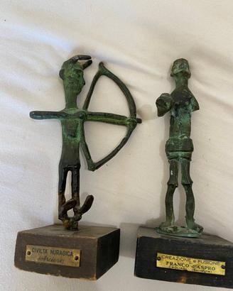 Coppia statuette Franco d’Aspro