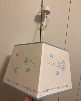 Lampadario per cameretta con aeroplani