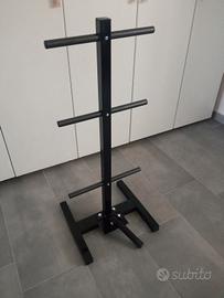 rastrelliera porta dischi con T Bar girevole 