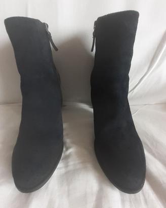 STIVALETTO DONNA SCAMOSCIATO BLU