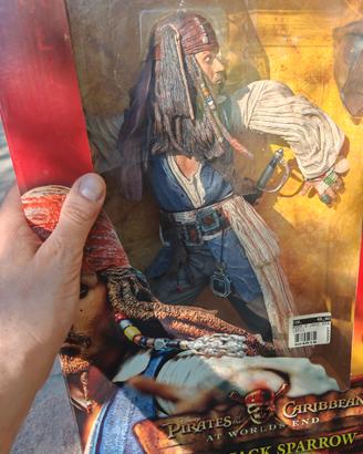 modellino jack sparrow, pirati dei caraibi 45 cm. 