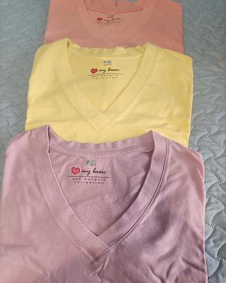 t-shirt donna in cotone 