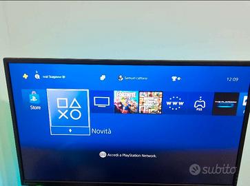 PlayStation 4 500GB con GTA5 + Monitor Lenovo