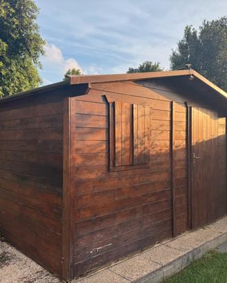 Casetta giardino in legno 250x390