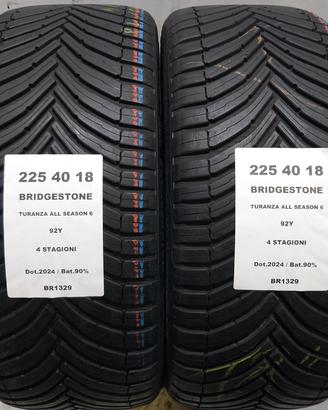 2 GOMME 225 40 18 BRIDGESTONE BR1329