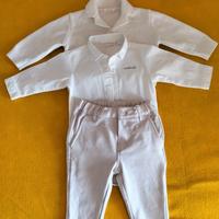 Completo Battesimo bambino 6 mesi
