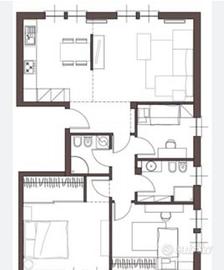 Tomba di nerone quadrilocale con balcone