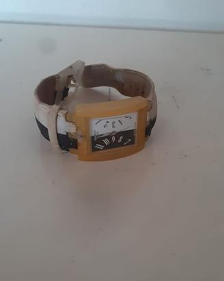 Swatch Vintage cassa senape - Quadrante diviso