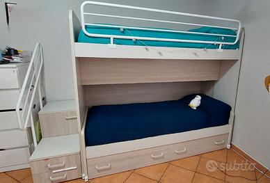 Letto a castello scorrevole