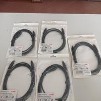 Cavi fibra ottica audio 5 pezzi 