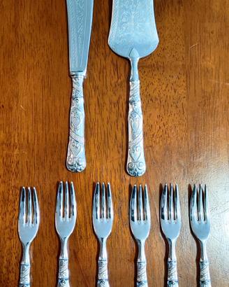 Set Dolce d'Epoca Argentato ARG 1000 8 pezzi