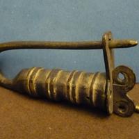 Old Chinese Padlock and Key 1800 Qing Dinasty