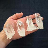 Minerali 4 cristalli di quarzo