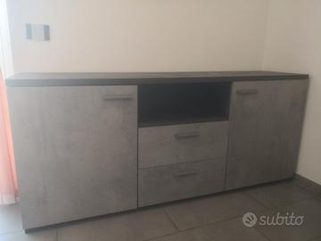 Madia Mondo Convenienza Grigia Opaca 180cm 