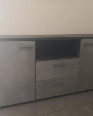 Madia Mondo Convenienza Grigia Opaca 180cm 