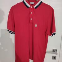 riproduzione polo  Moncler uomo rossa