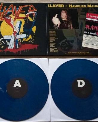 Slayer - Hamburg Maniacs Live 1987 2 LP Blue Nuovo